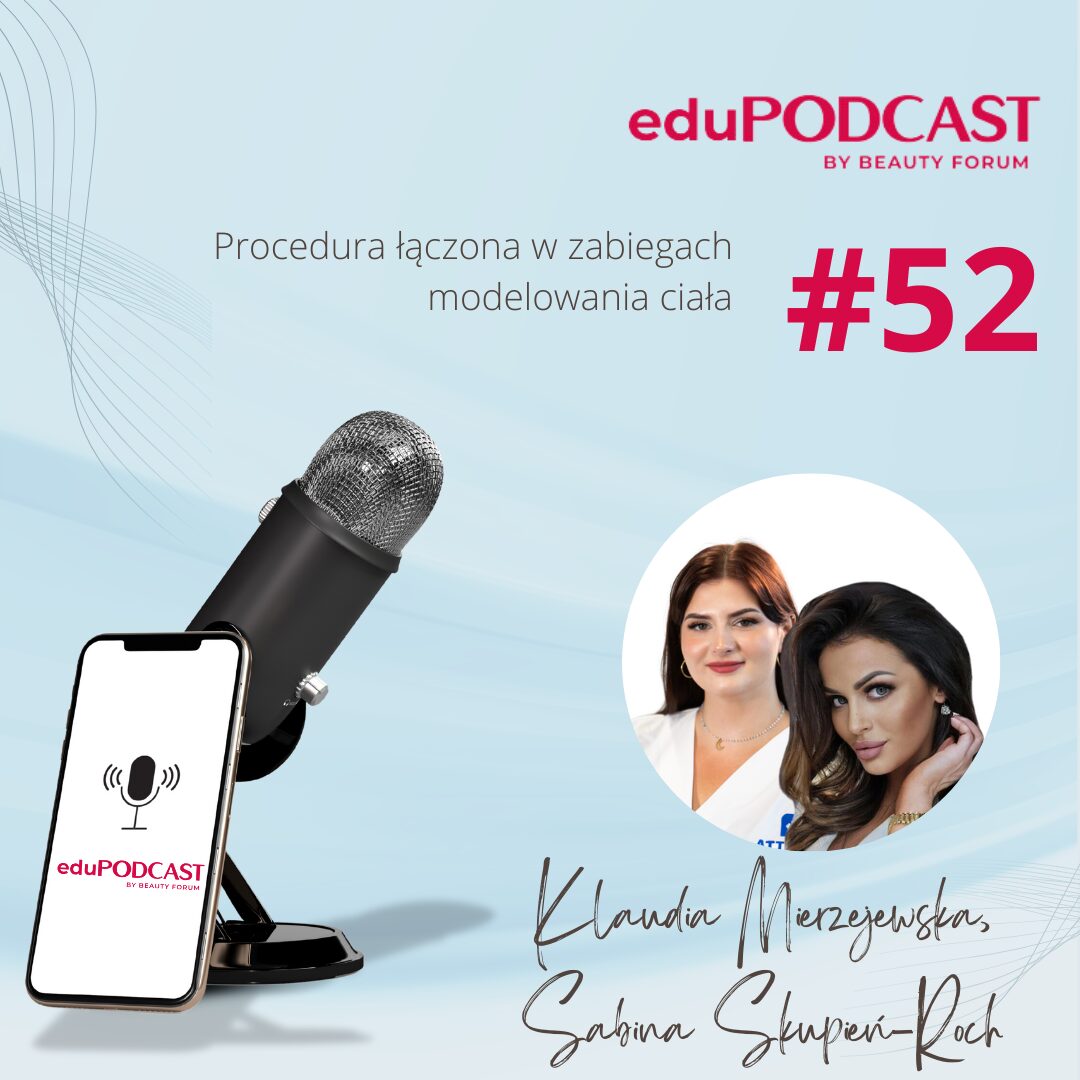 Grafika przedstawiająca Klaudia Mierzejewska oraz Sabina Skupień-Roch w podcascie