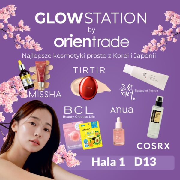 Grafika promująca produkty glowstation