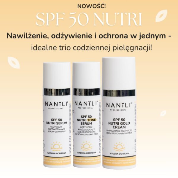 Reklama produktu: SPF 50 NUTRI