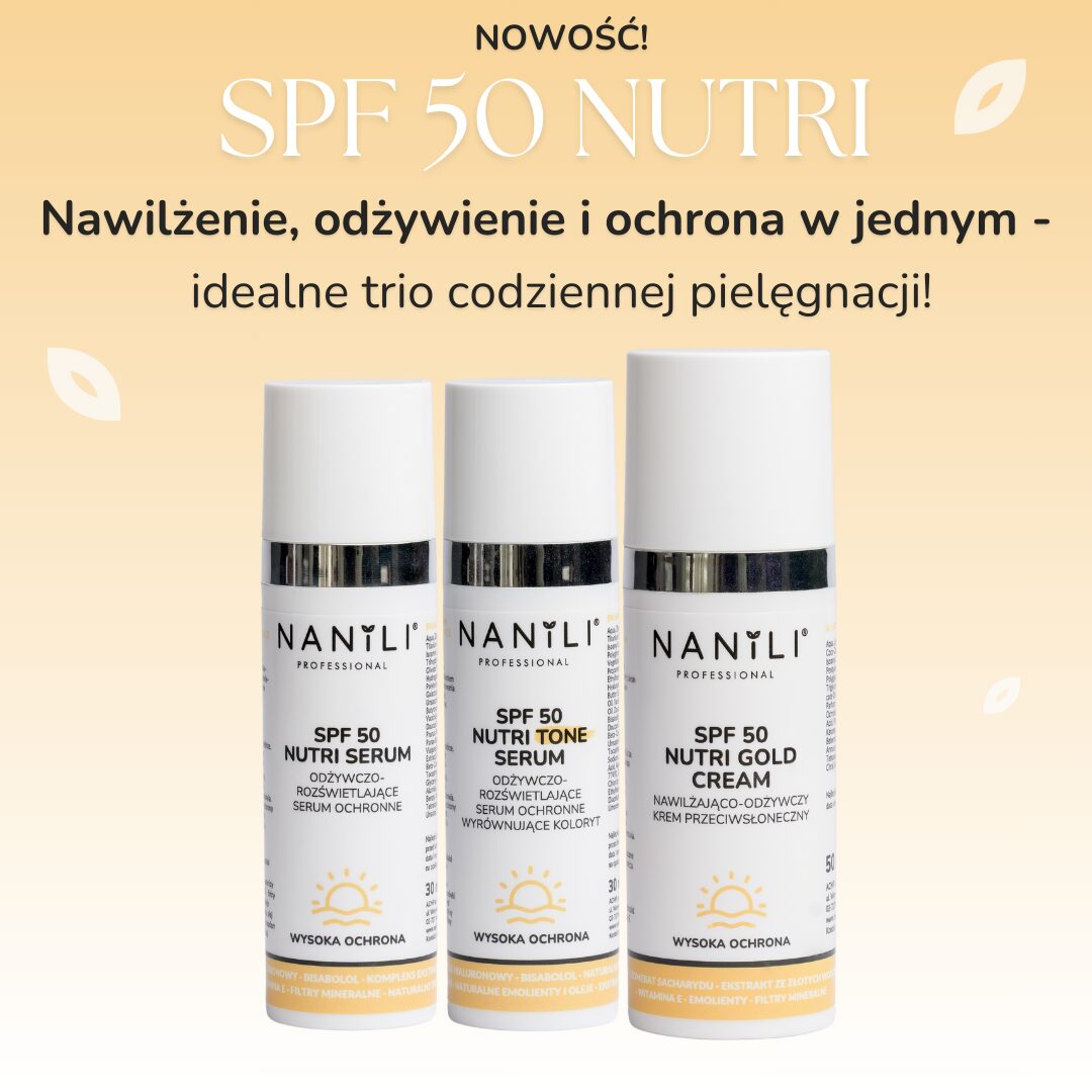 Reklama produktu: SPF 50 NUTRI