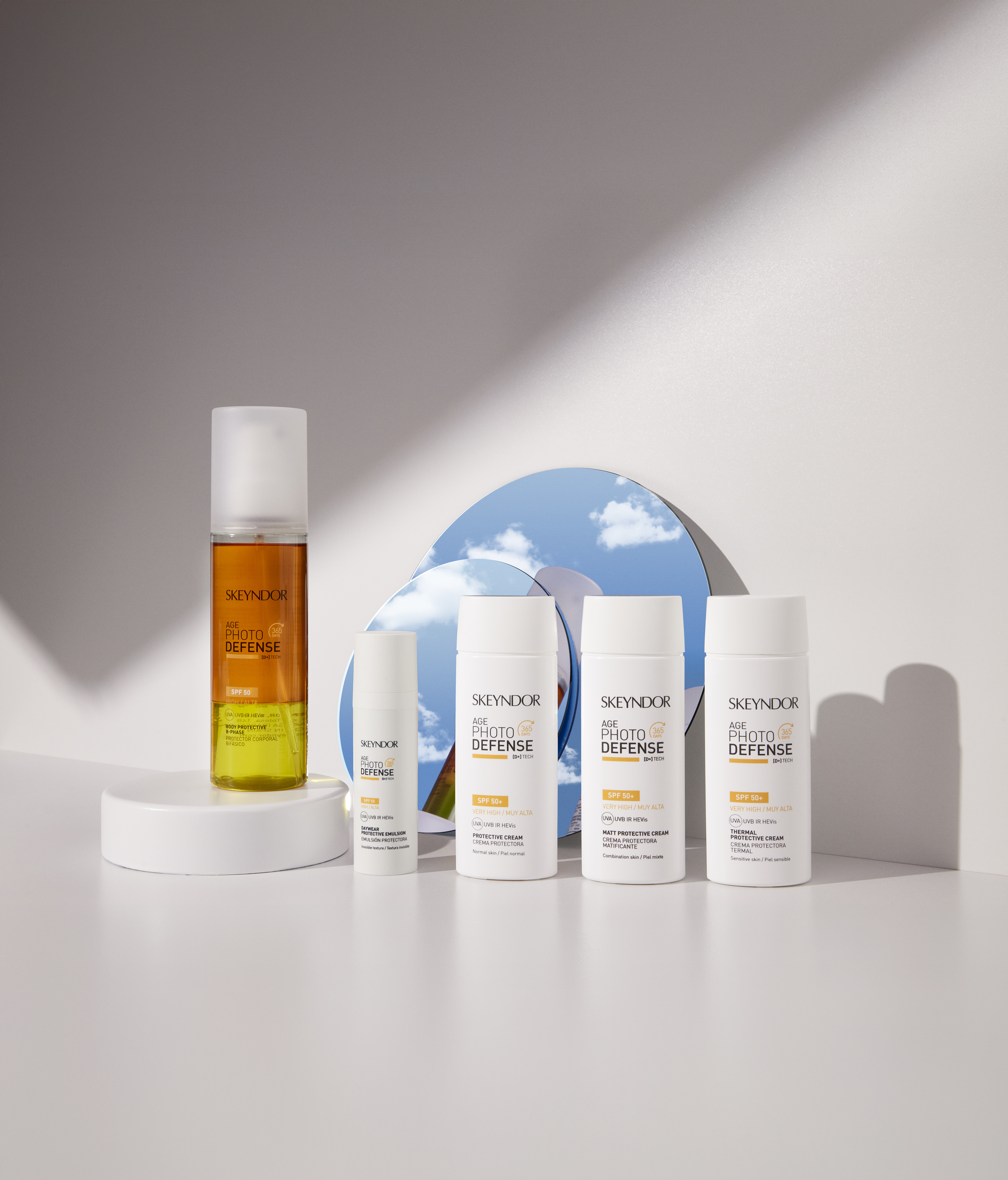 Na zdjęciu zestaw kosmetyków marki skeyndor.com