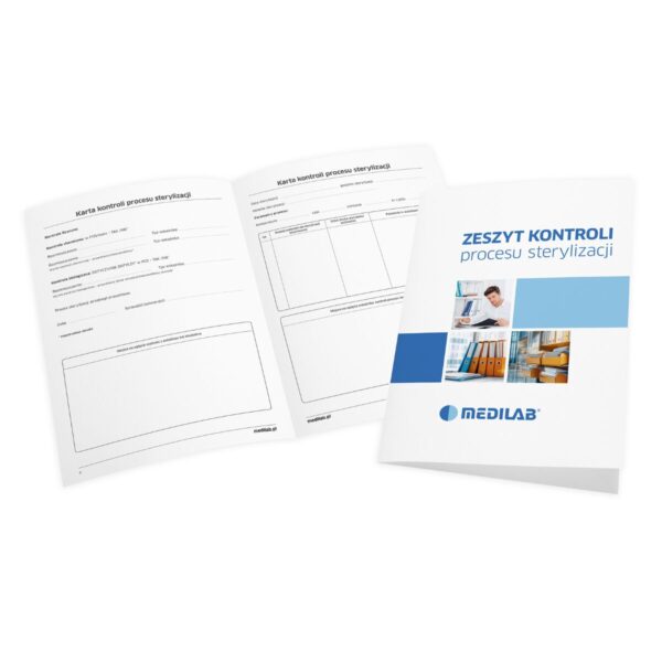 Na zdjęciu Zeszyt kontroli procesów sterylizacji