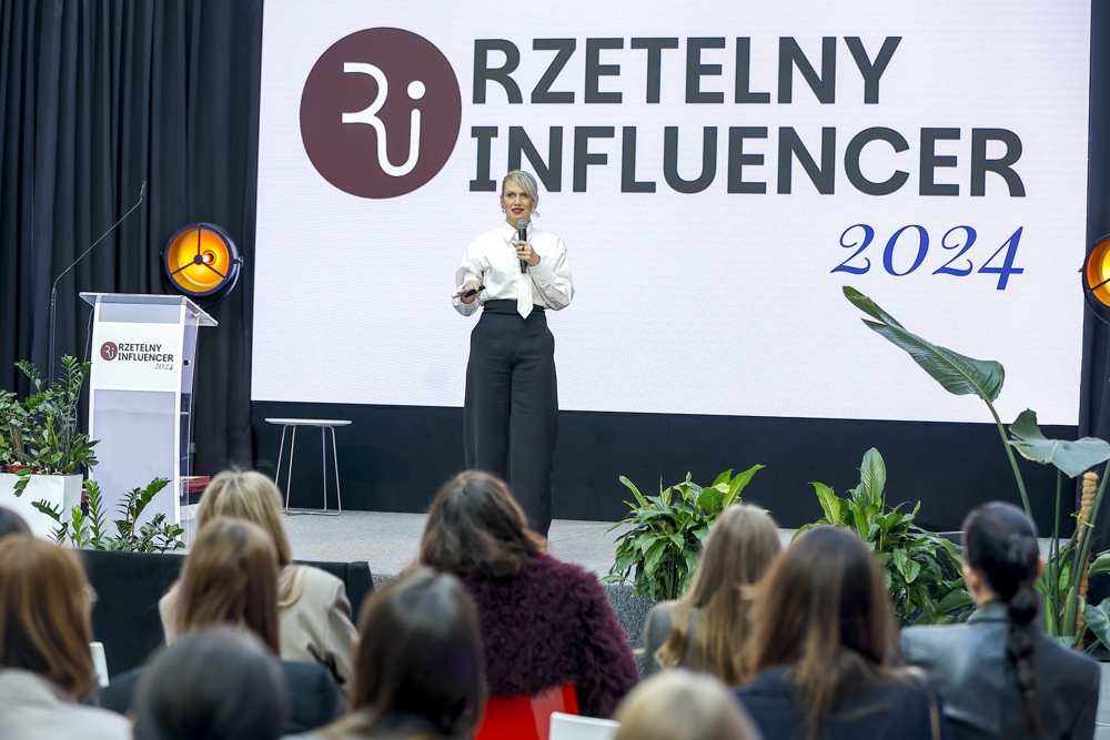 Uczestnicy gali Źródło: Organizator Rzetelny Influencer 2024