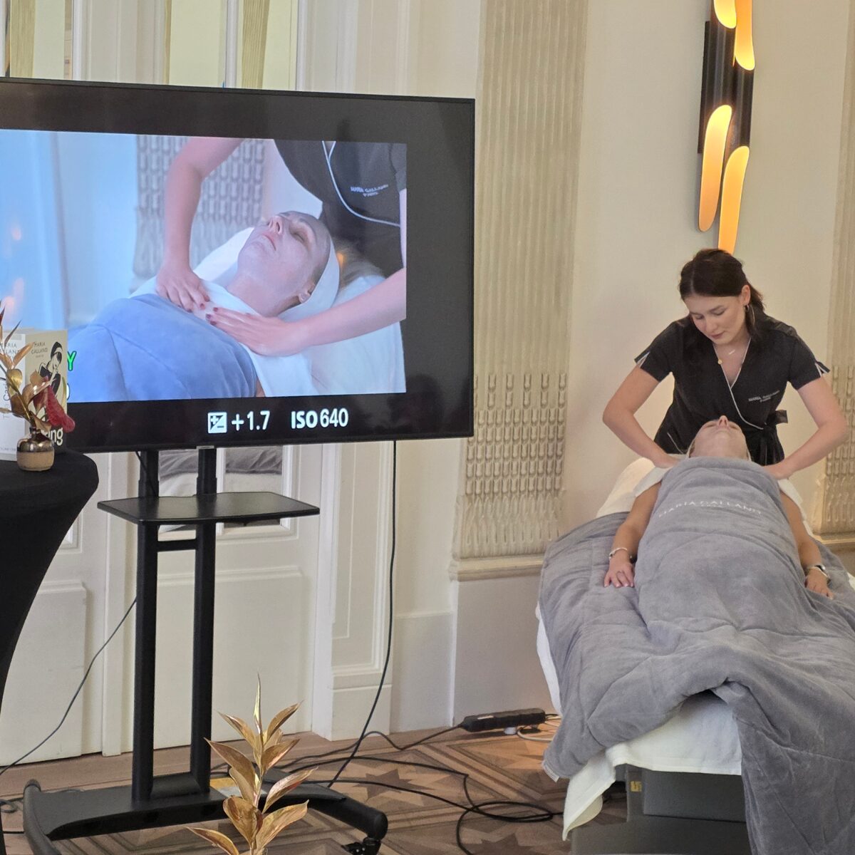 Na zdjęciu konferencja marki Maria Gallant