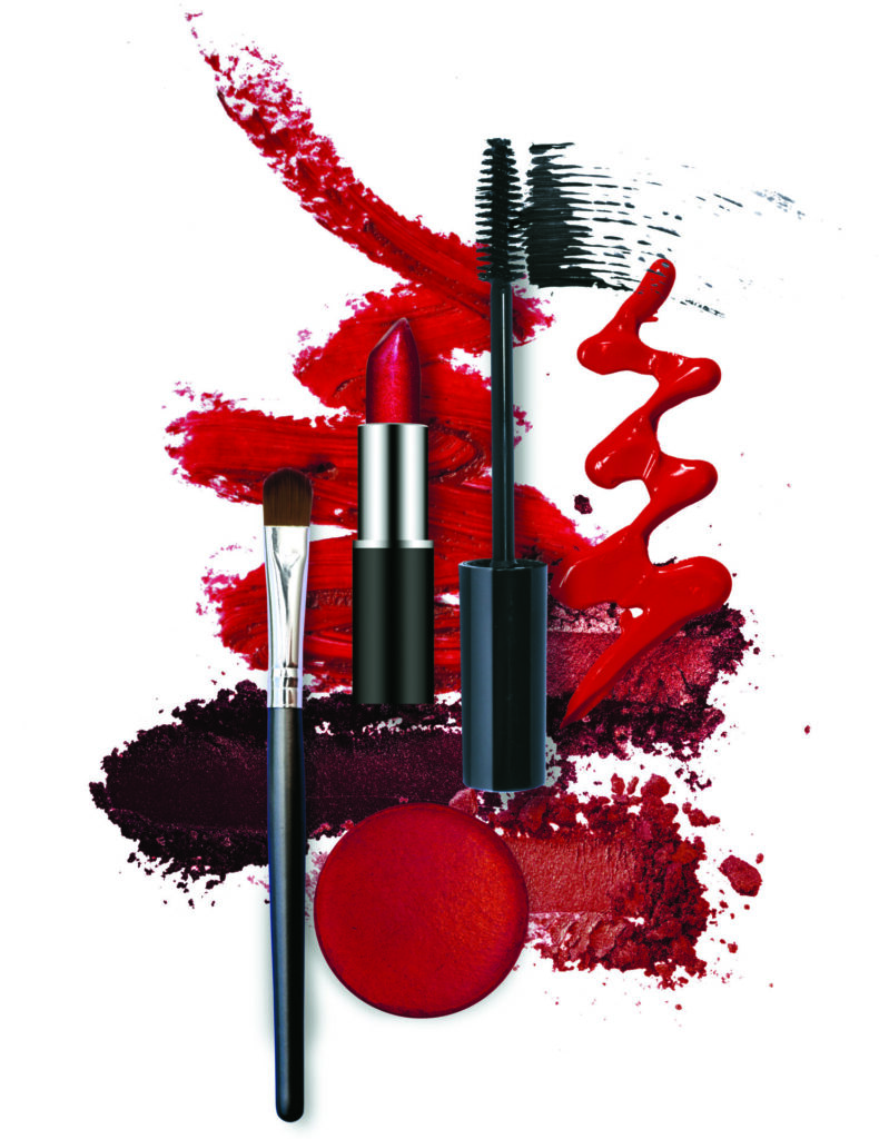 Na zdjęciu kosmetyki