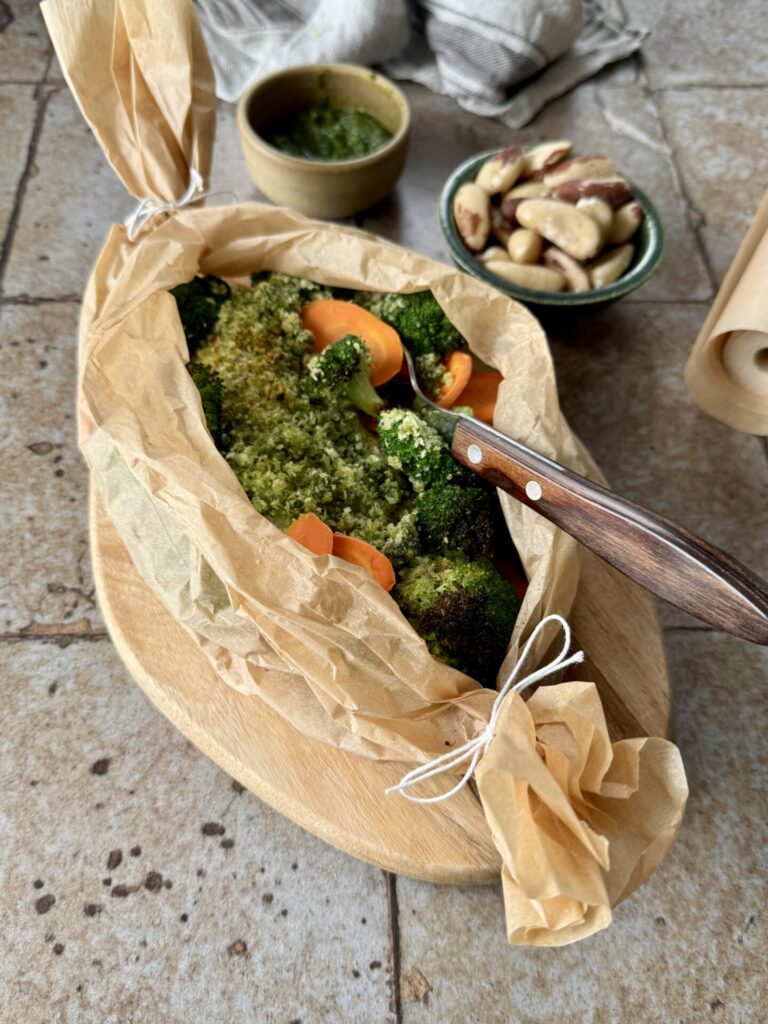 Na zdjęciu przygotowywany posiłek A.Mazgaj