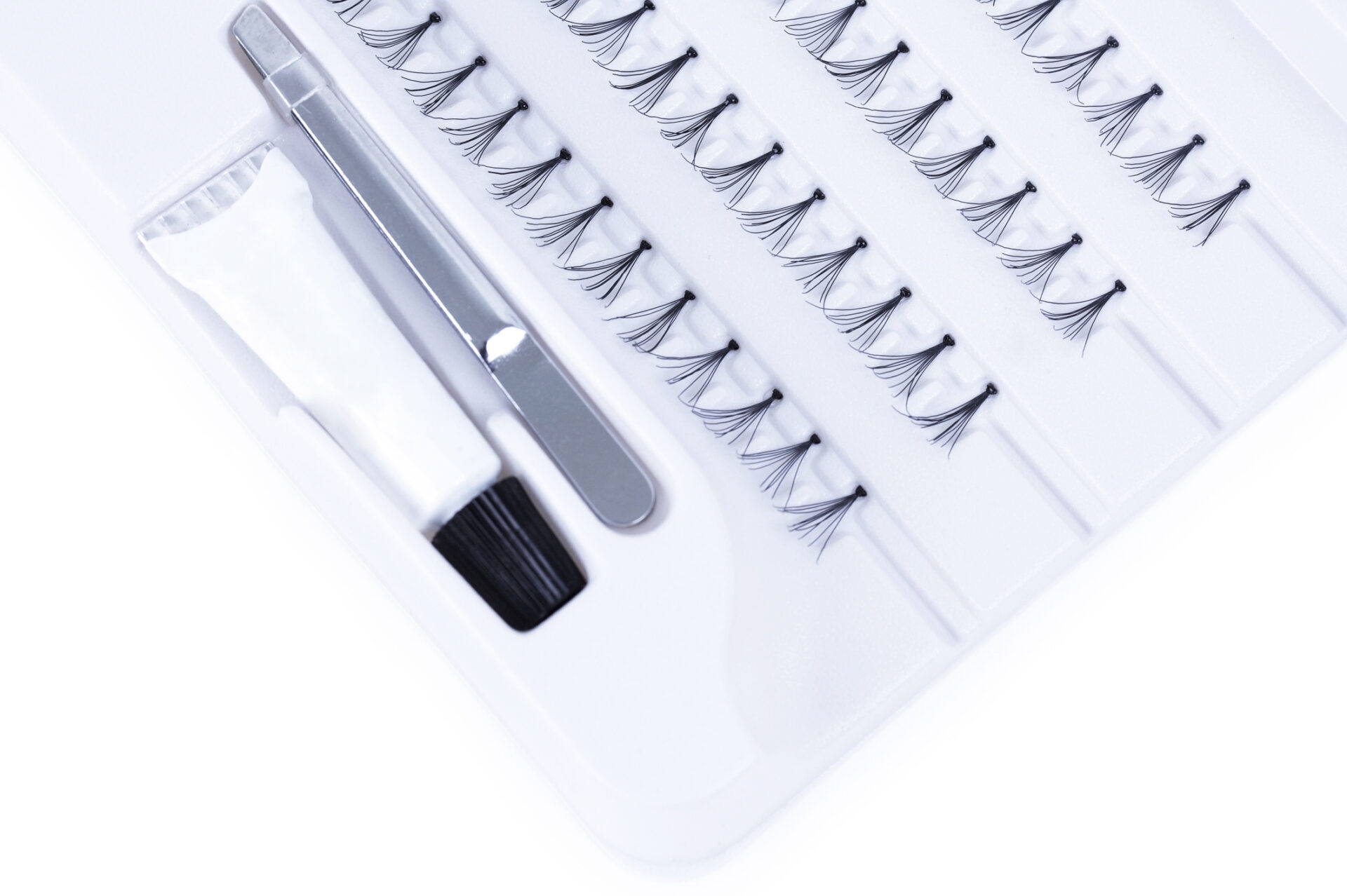 Na zdjęciu kępki rzęs