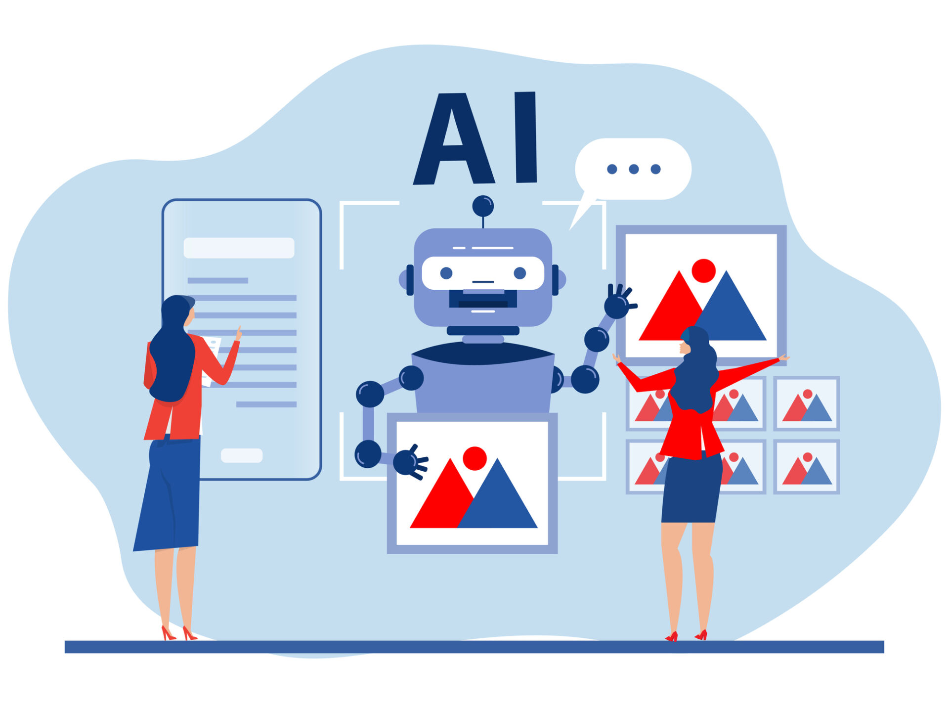 Inżynier ds. promptów AI lub chatbot AI w branży biznesowej do tworzenia tekstu lub obrazu; projektowanie promptów z wykorzystaniem sztucznej inteligencji i obróbki zdjęć