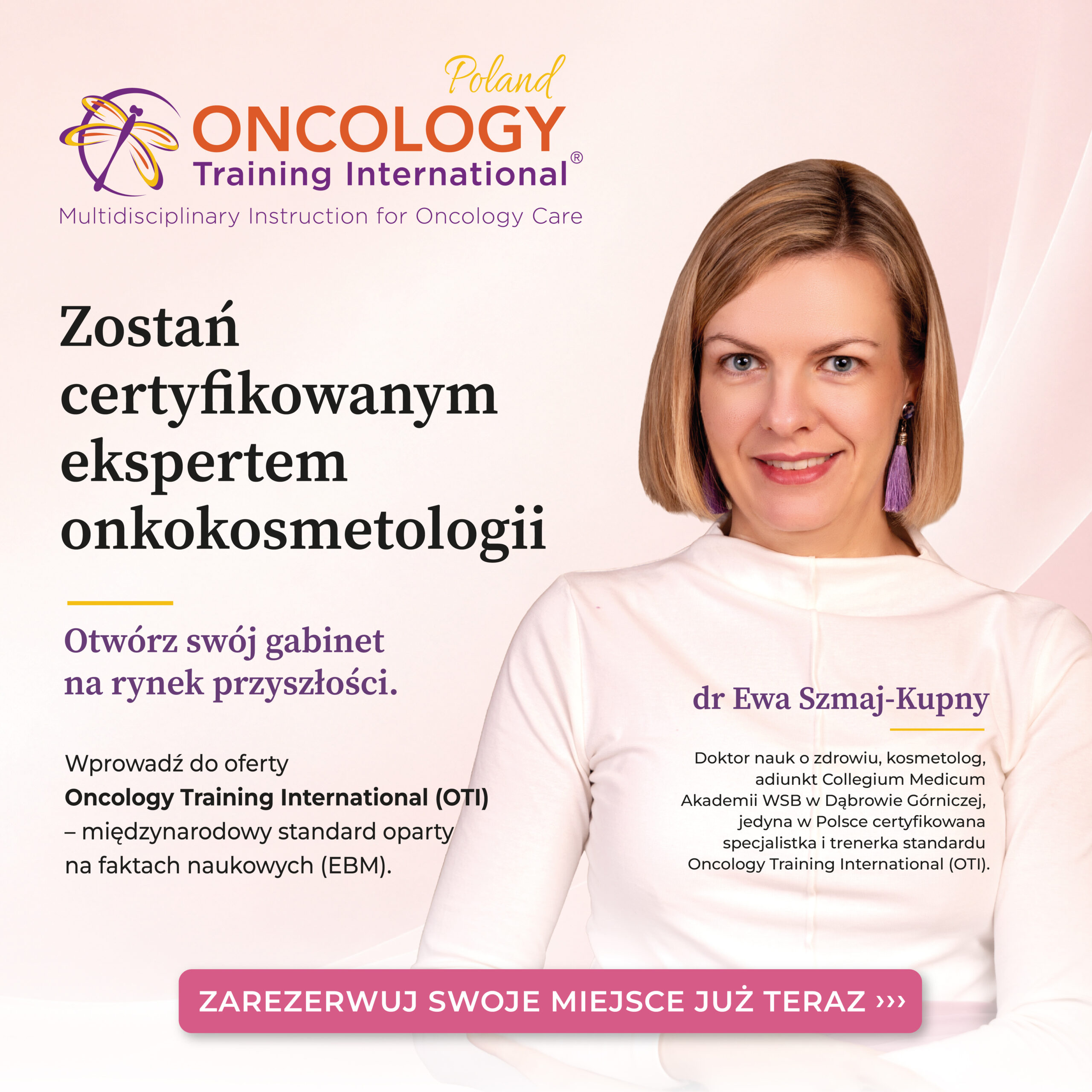 Reklama firmy: dr Ewa Szmaj Slow Aging Expert
