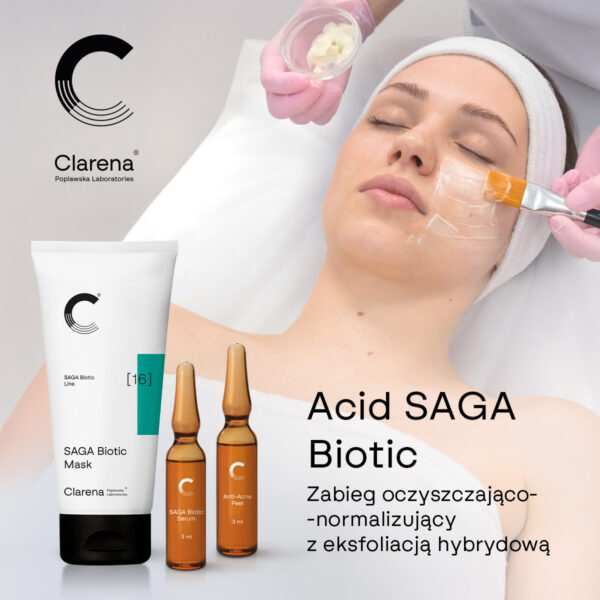 Acid SAGA Biotic – oczyszczająco-normalizujący zabieg z eksfoliacją hybrydową